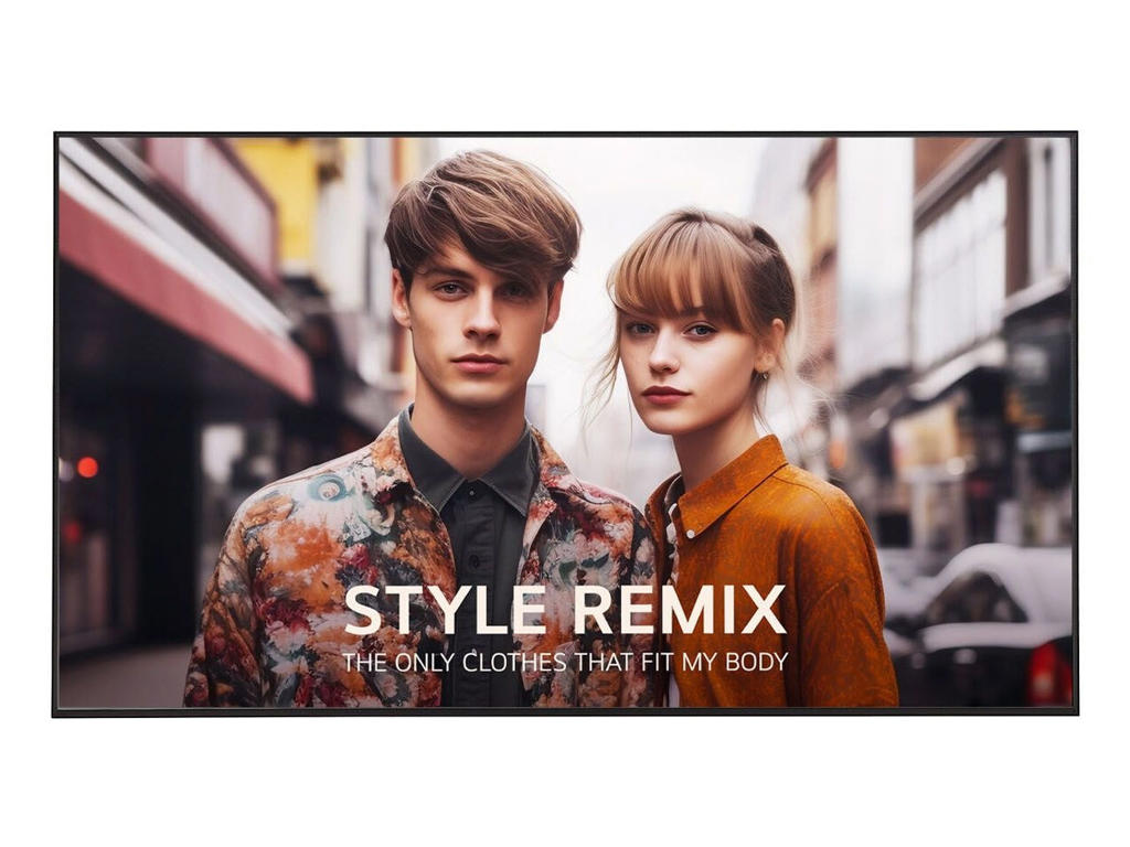 LG 65US5P-E skilte display Digital fladpaneldisplay 165,1 cm (65") Wi-Fi 500 cd/m² Sort WebOS 24/7