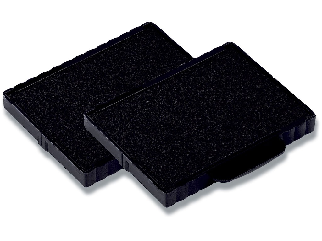 Stempelpude, 2 stk, Sort, 6/57S, Til Trodat 5207 5470