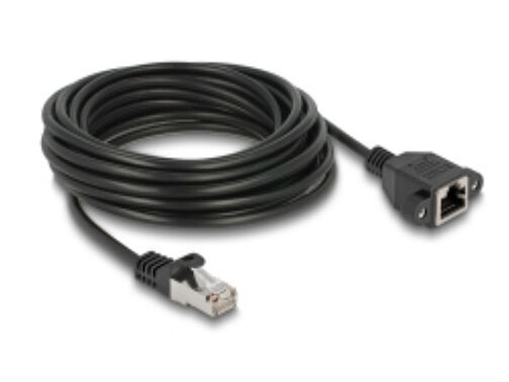 DeLOCK 90779 netværkskabel Sort 5 m Cat6a S/FTP (S-STP)