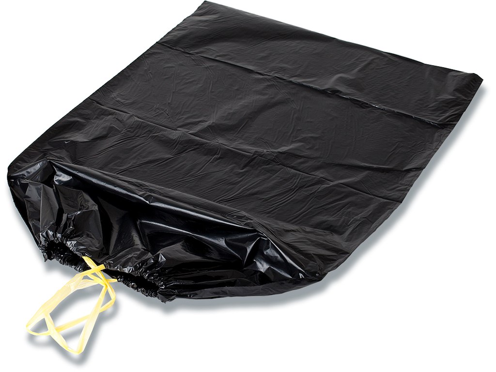 Affaldssække, Med snøreluk, 100 liter, 1 rulle, 10 sække pr rulle, Luksus 