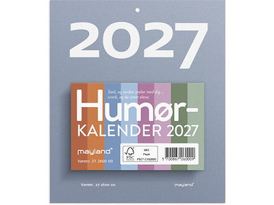 Afrivningskalender, 2027, Humør, Mayland