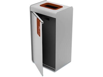 Affaldsspand, 55 liter, Grå-Brun, Madaffald, Durable DURASORT