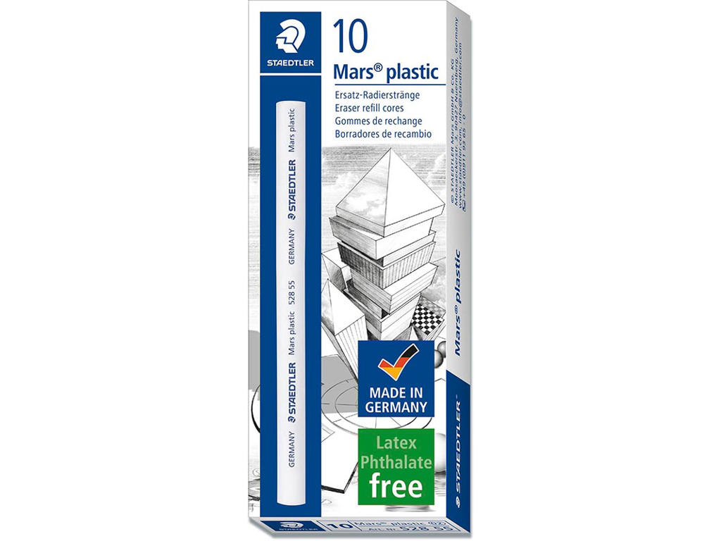 Viskeblyant, Refill, Mars Viskepen 528 50, 10 stk, Staedtler Mars 