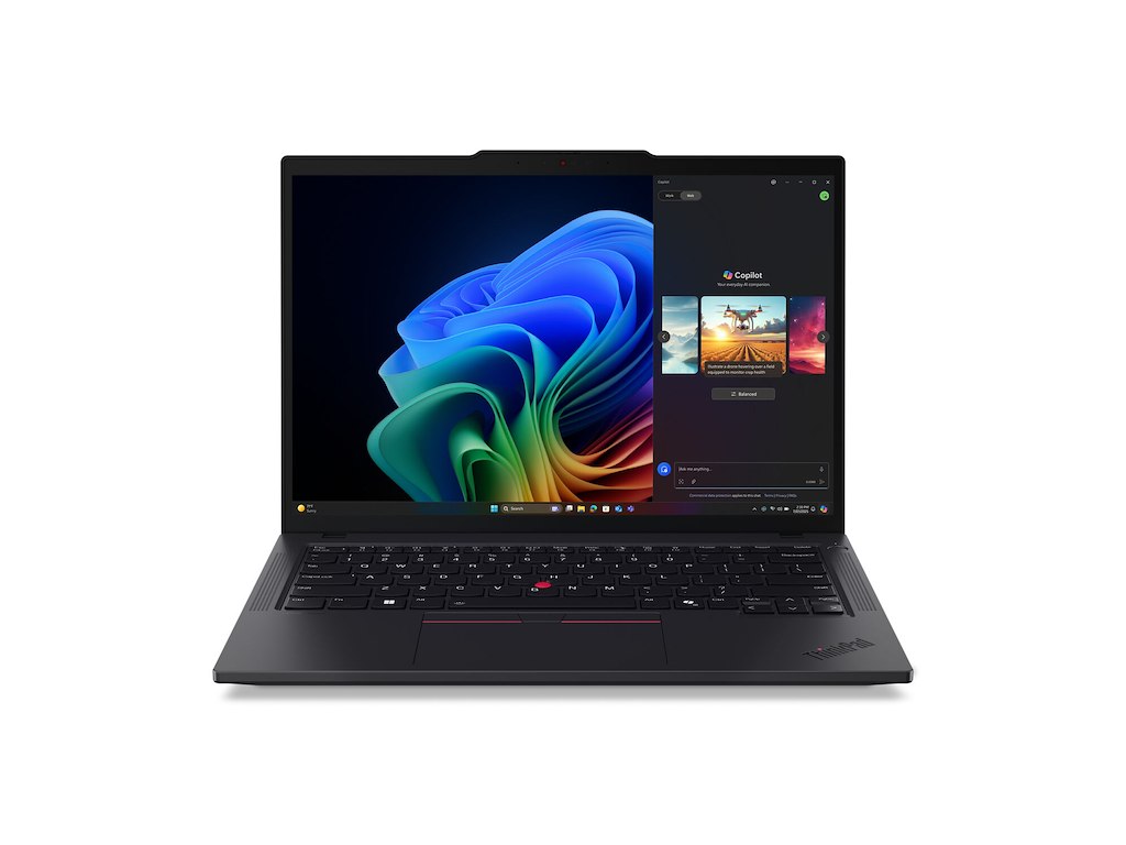Lenovo ThinkPad T14 Gen 6 (AMD) Copilot+ PC AMD Ryzen AI 7 350 Laptop 35,6 cm (14") WUXGA 32 GB DDR5-SDRAM 1 TB SSD Wi-Fi 7 (802.11be) Windows 11 Pro Nordisk Sort