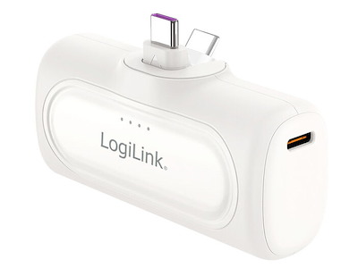 LogiLink PA0349W powerbank 5000 mAh Hvid