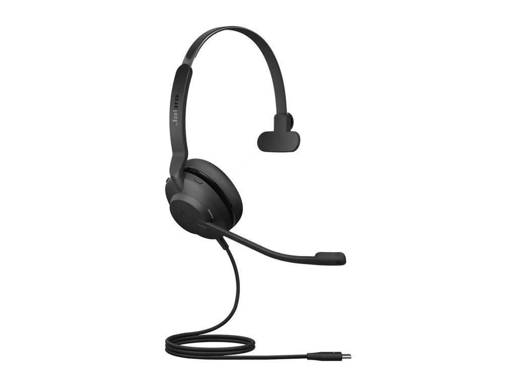 Jabra Evolve2 30 Headset Ledningsført Kontor/Callcenter USB Type-C Sort