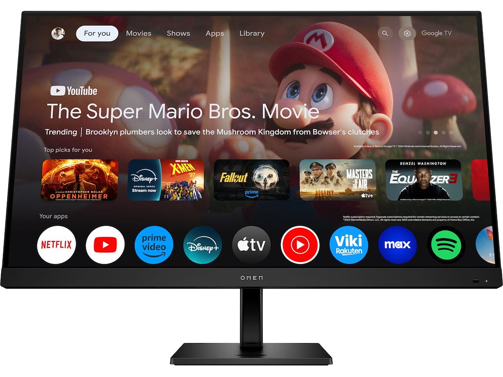 OMEN by HP 32x computer monitor 80 cm (31.5") 3840 x 2160 pixels 4K Ultra HD LCD Black