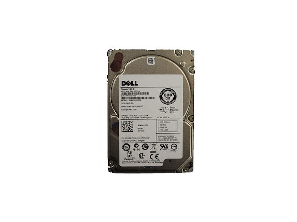 DELL 7YX58 harddisk 600 GB 10000 rpm 2.5" SAS