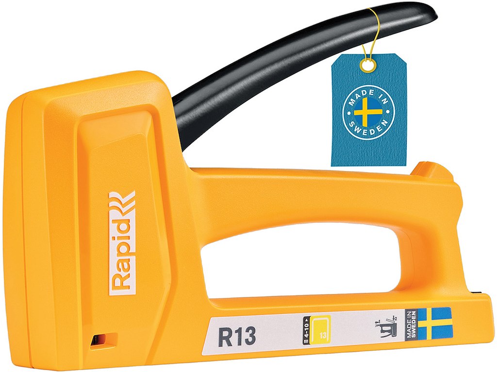 Hæftepistol, Klamme 13/4-10, Rekylfri, Støjdæmpet, Rapid Tools R13