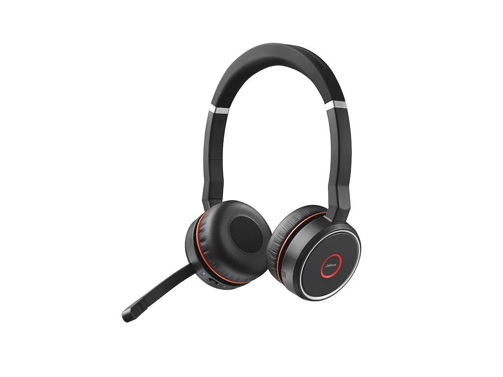 Jabra Evolve 75 SE Headset Kabel & trådløs Opkald/musik Bluetooth Sort
