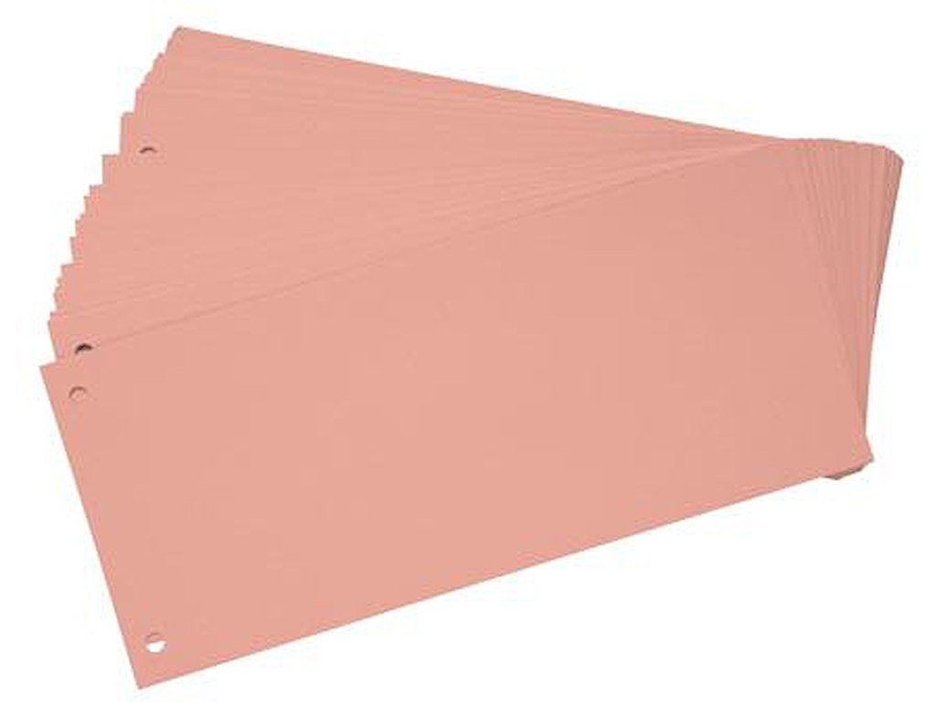 Faneblade, 105x240mm, Tværformat, Pink, 100 stk, Exacompta Forever