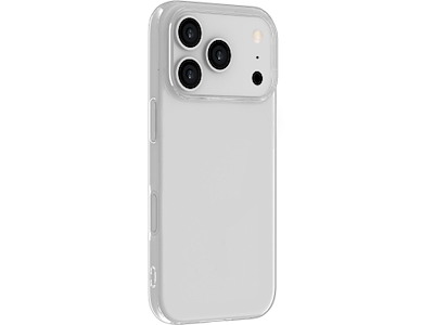 eSTUFF INFINITE (GRS) VIENNA iPhone 18 Pro/17 Pro Clear Cover. Material: 100% recycled TPU mobiltelefon etui Transparent