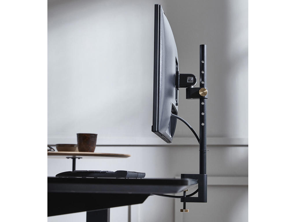 APTO monitor holder med en klemme - Mat sort