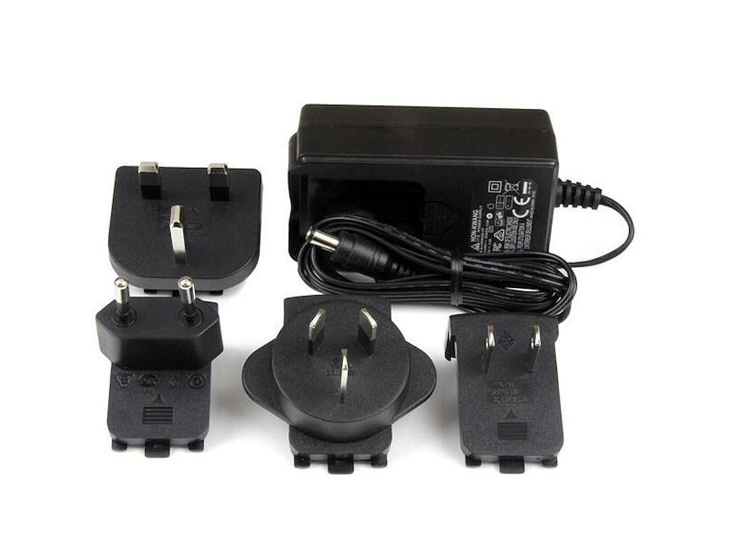 StarTech.com SVA9M2NEUA strømadapter og vekselret Indendørs Sort