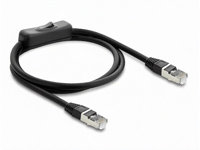 DeLOCK 81562 netværkskabel Sort 1 m Cat6 F/UTP (FTP)
