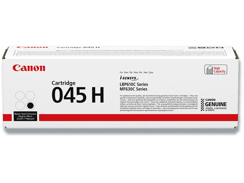 Toner, 045HBK, Black-sort, 2.800 sider, Canon 1246C002