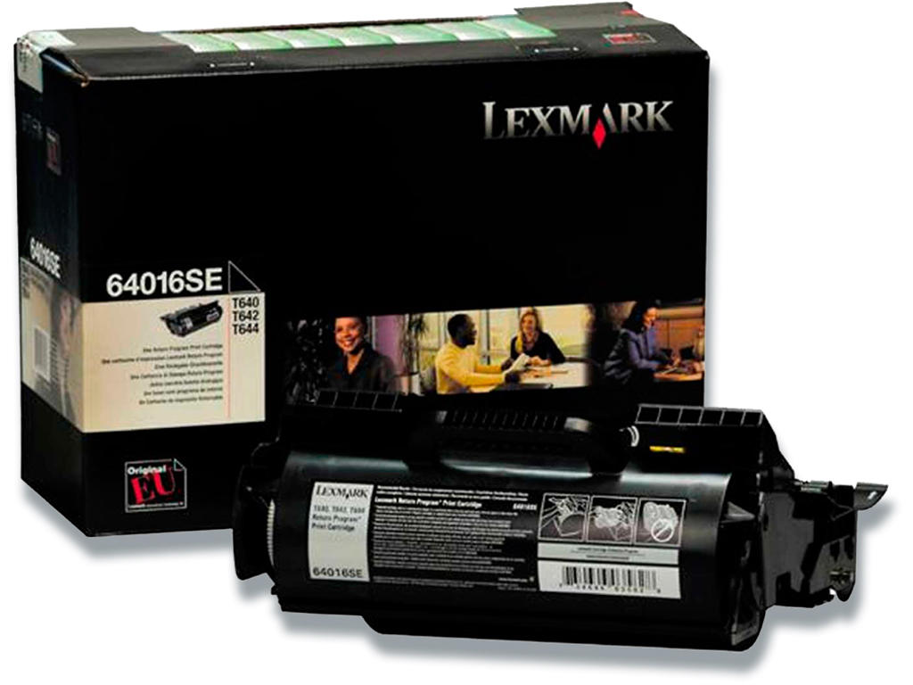 Toner, 64016SE, Black-sort, 6.000 sider, Lexmark 