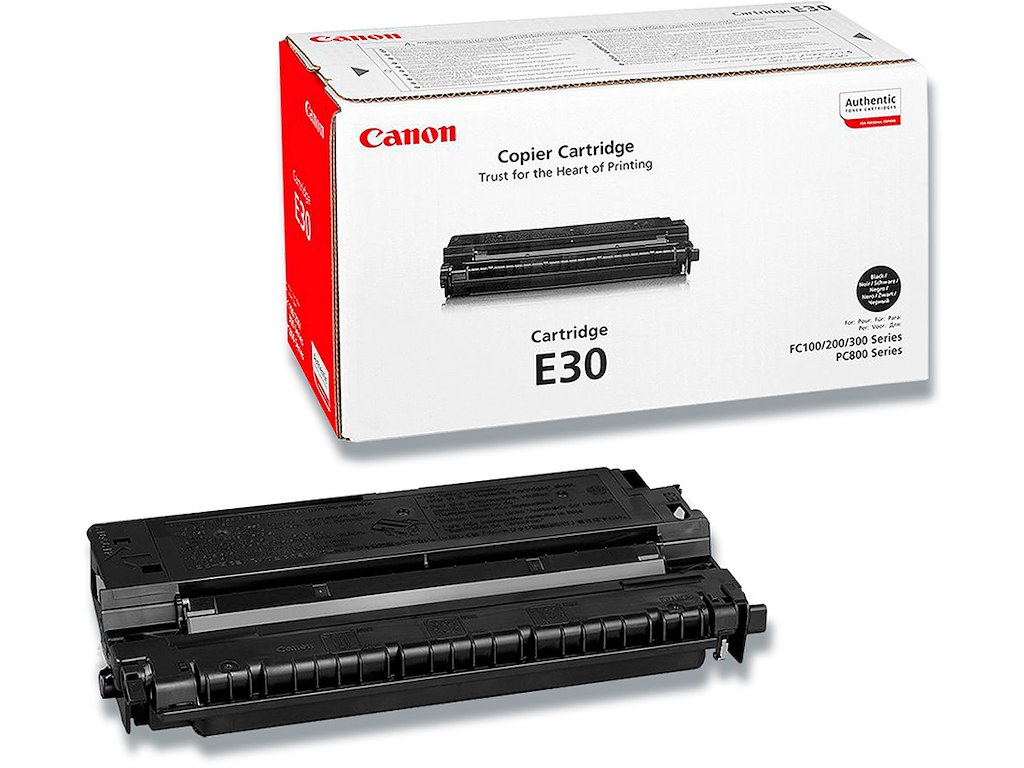Toner, E-30, Black-sort, 4.000 sider, Canon 1491A003