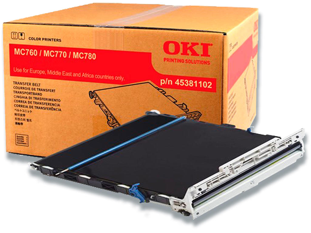 Printer tilbehør, Belt unit, 45381102, 60.000 sider, OKI 