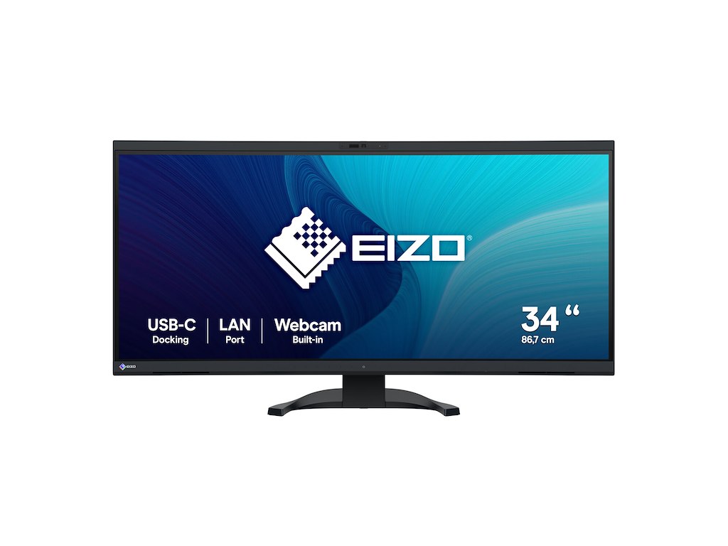 EIZO FlexScan EV3450XC-BK computerskærm 86,6 cm (34.1") 3440 x 1440 pixel UltraWide Quad HD LCD Sort