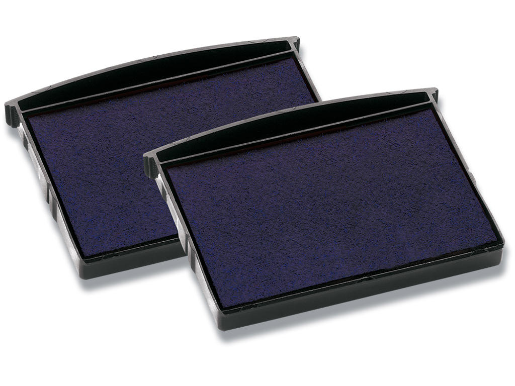 Stempelpude, 2 stk, Blå, E/2600BD, Til Colop 2600 2660 2400 2460 2460/P