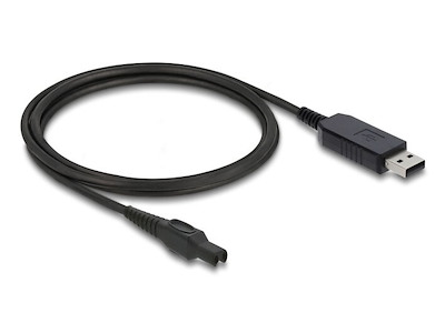 DeLOCK 90978 el-ledning Sort 1 m USB A 2-polet