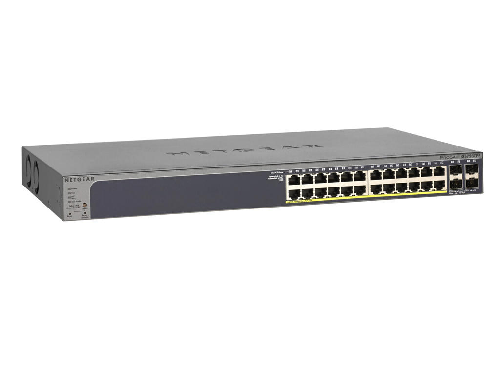 NETGEAR GS728TPP Administreret L3 Gigabit Ethernet (10/100/1000) Strøm over Ethernet (PoE) Grå