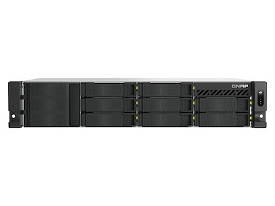 QNAP TS-H1065EU-RP Lagringsserver Stativ (2U) 8 GB DDR5 0 TB QNAP QTS Sort