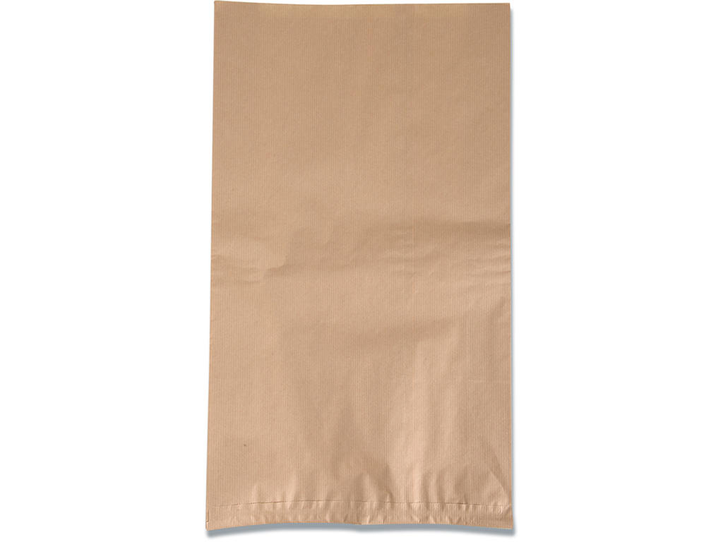 Brødpose, 45,5x27cm, 40 g/m2, brun, papir, uden rude, engangs, 1000 stk, Abena