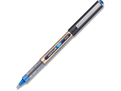 Rollerball pen, 1.0 mm, 0.65 mm, Blå, uni-ball Eye Broad UB-150-41