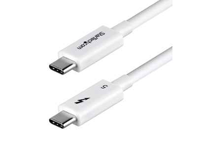 StarTech.com TBLT5MM1M240WWH Thunderbolt kabel 1 m 120 Gbit/sek. Hvid