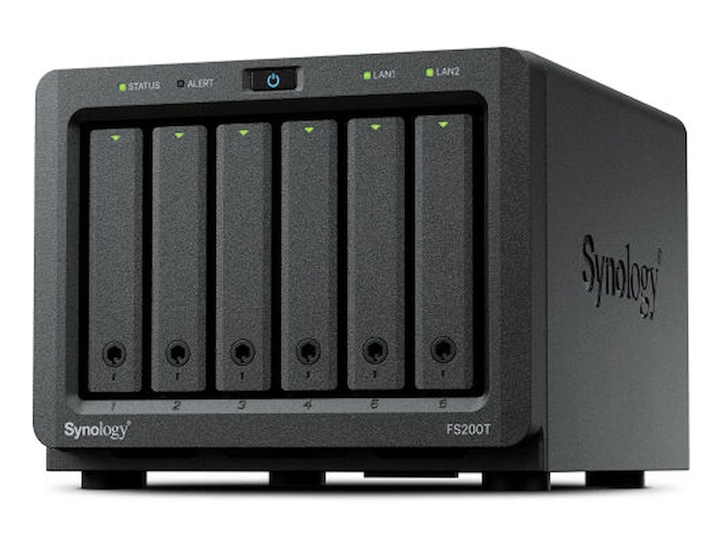 Synology FS200T NAS & lagringsserver Desktop Intel® Celeron® J4125 4 GB DDR4 Sort