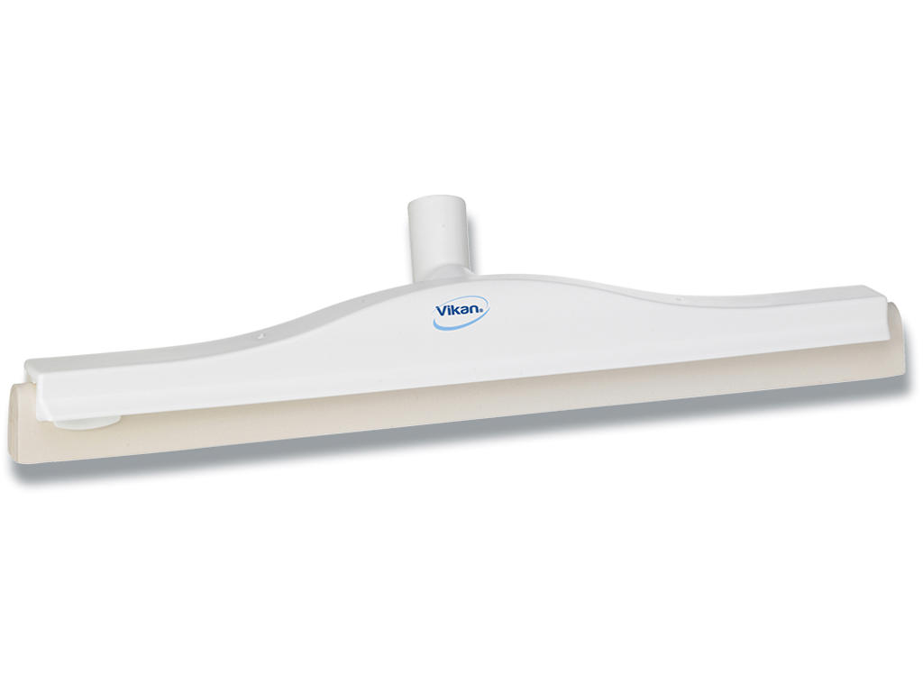 Gulvskraber, 50 cm, Hvid, Cellegummi/PP, Med drejeled og dobbeltblad, Vikan