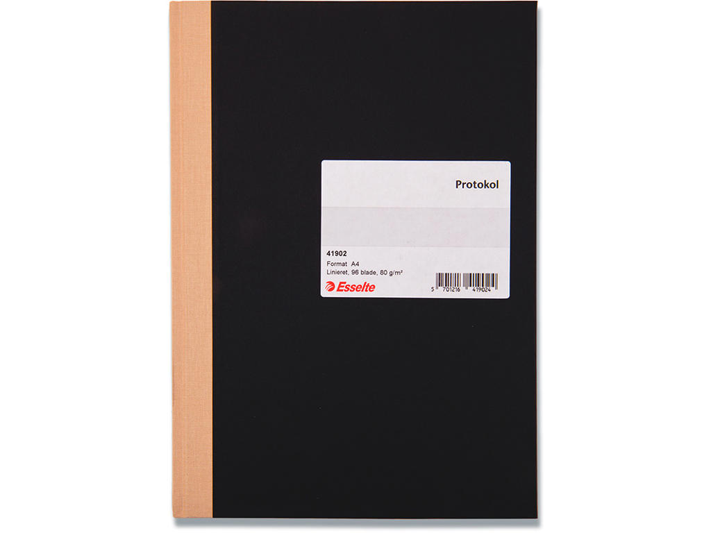 Protokolbog, A4, Assorteret farve, 96 ark, Esselte 