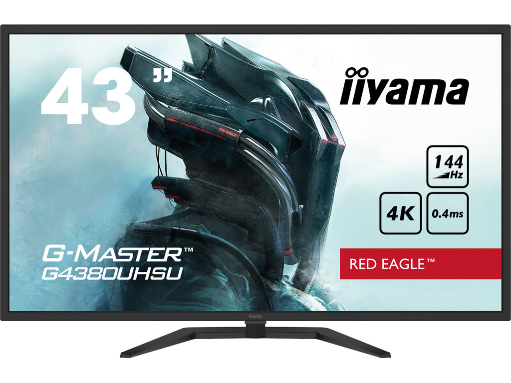 iiyama G-MASTER G4380UHSU-B1 computerskærm 108 cm (42.5") 3840 x 2160 pixel 4K Ultra HD LED Sort