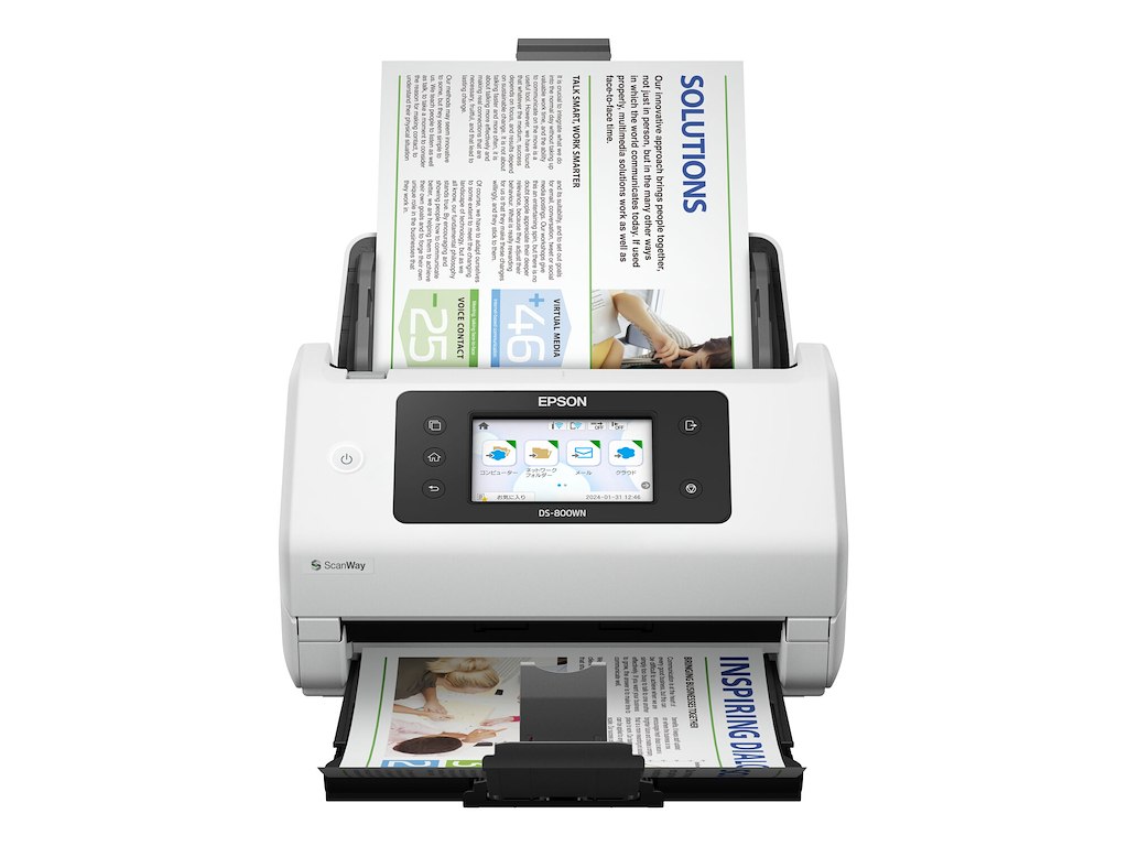 Epson WorkForce DS-800WN Skanner med papir-tilførsel 600 x 600 dpi A4 Hvid