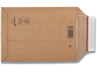Papkuverter, 175x250x2-63 mm, Brun, 1 stk, Master'In Access A5