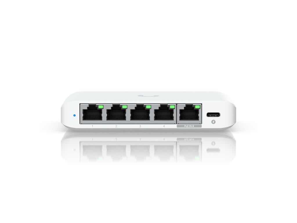 Ubiquiti UniFi Flex Mini 2.5G Administreret 2.5G Ethernet (100/1000/2500) Strøm over Ethernet (PoE) Desktop Hvid