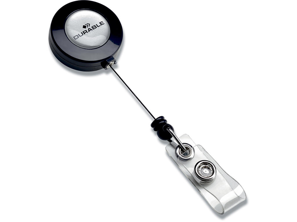 Yoyosnor, Til kort: Stropklemme, Til bærer: Bælteclips, 10 stk, Durable 