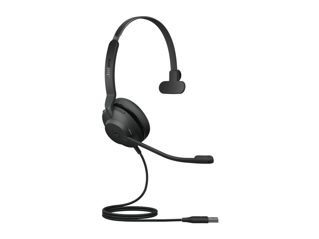 Jabra Evolve2 30 Headset Ledningsført Kontor/Callcenter USB Type-A Sort