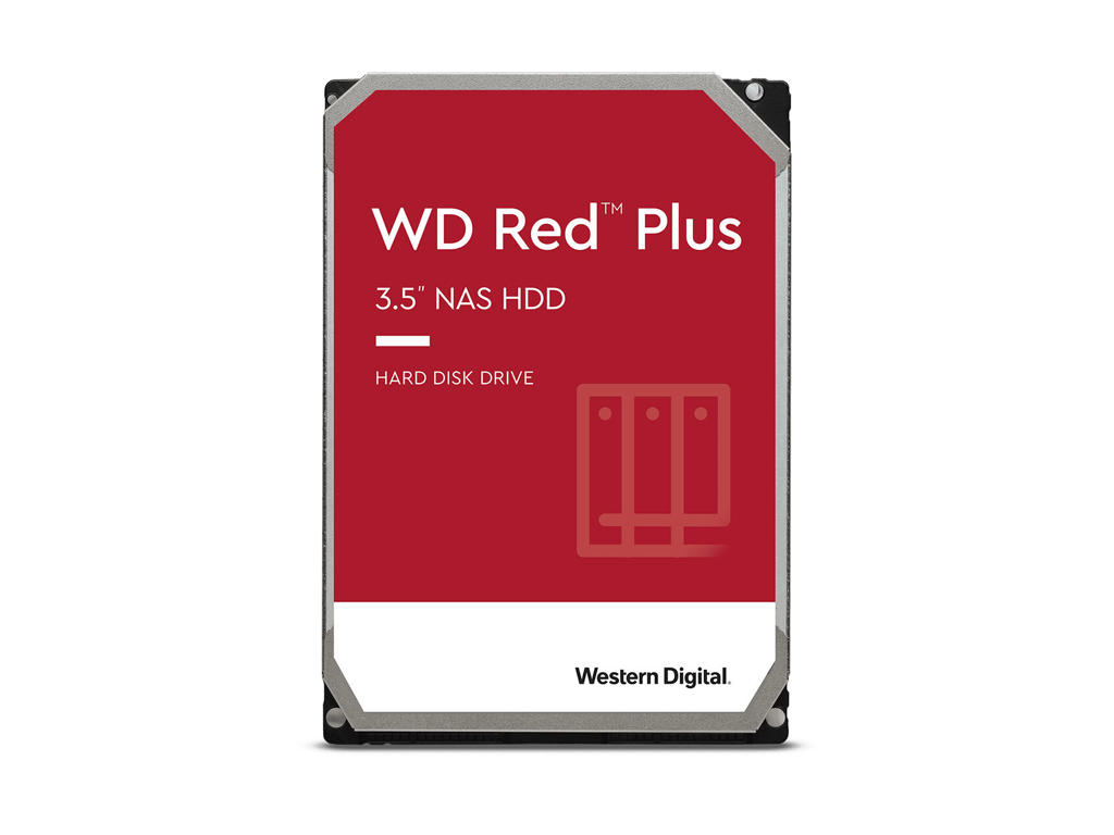 Western Digital Red Plus harddisk 2 TB 5400 rpm 3.5" Serial ATA III
