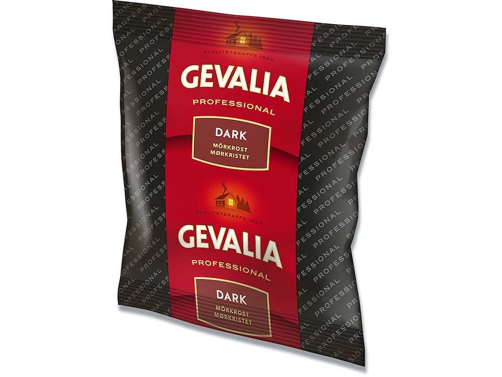 Kaffe, Filter formalet, Mørkristet, 500 g, 1 pose, Gevalia Professionel Økologisk