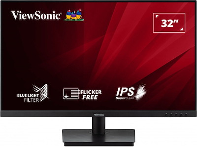 Viewsonic VA VA3209-MH computerskærm 81,3 cm (32") 1920 x 1080 pixel Fuld HD Sort