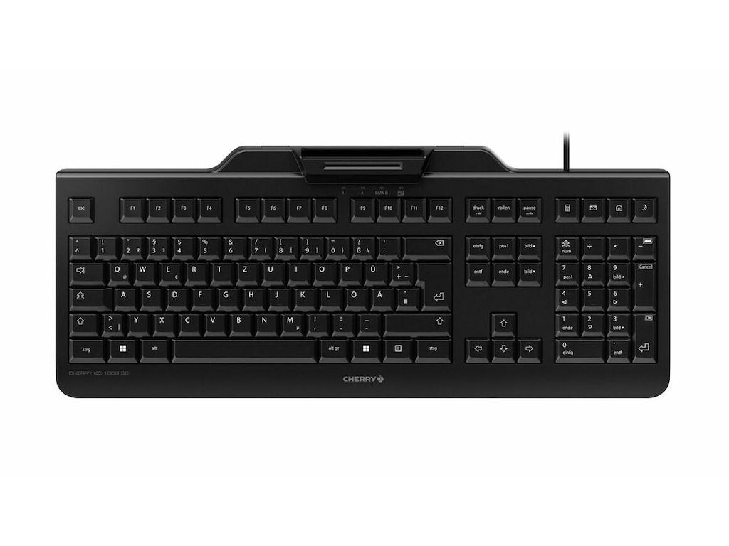 CHERRY JK-A0100CS-2 tastatur Service USB QWERTZ Tjekkisk, Slovakisk Sort