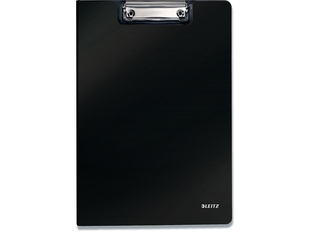 Clipboard, Sort, Med forside, A4, Leitz Solid