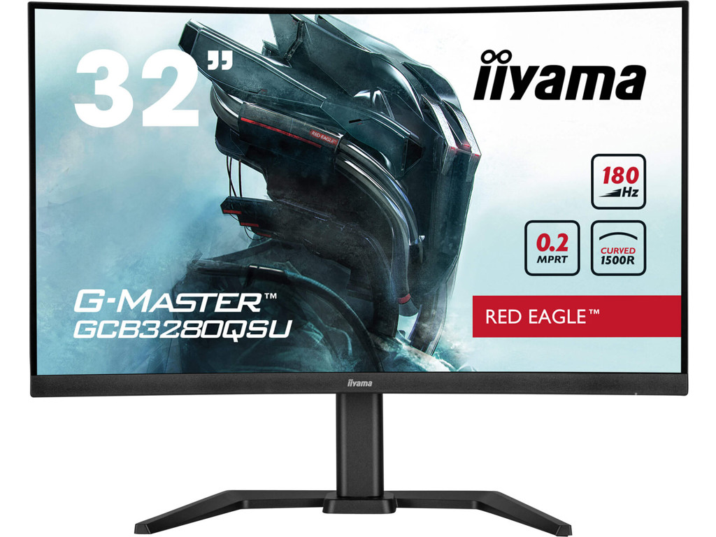 iiyama G-MASTER GCB3280QSU-B2 computerskærm 80 cm (31.5") 2560 x 1440 pixel Dual QHD LED Sort
