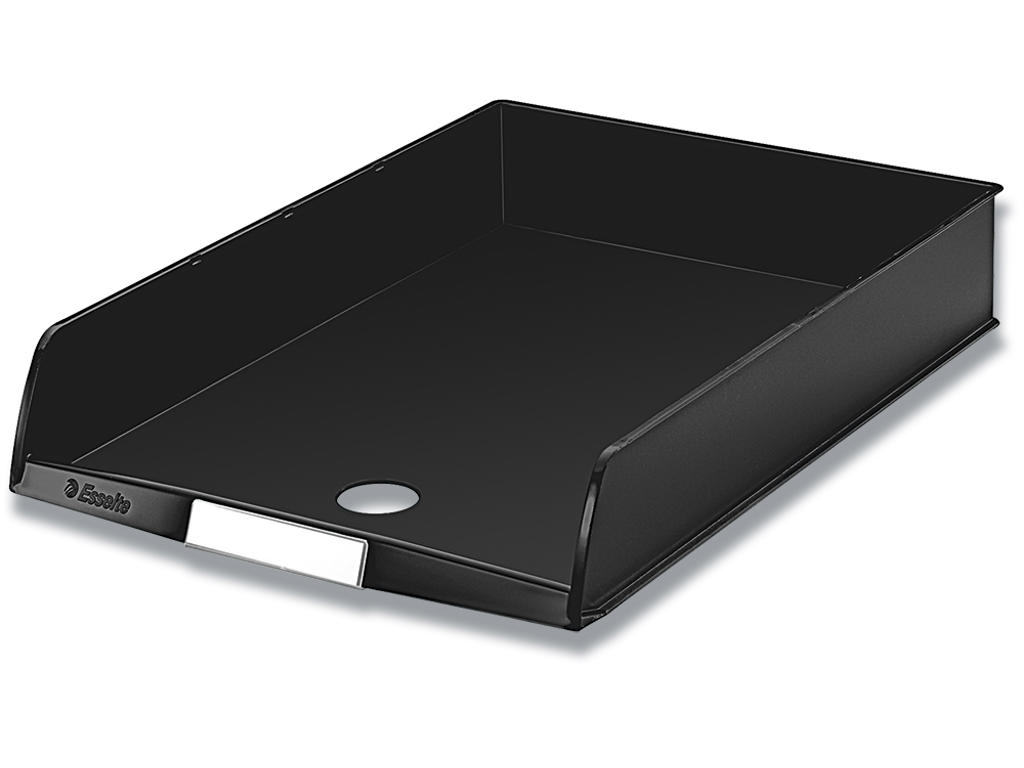 Brevbakke, Sort, A4 til C4, Udvendig: B24.5xH5.9xD35.7 cm, Esselte C4 