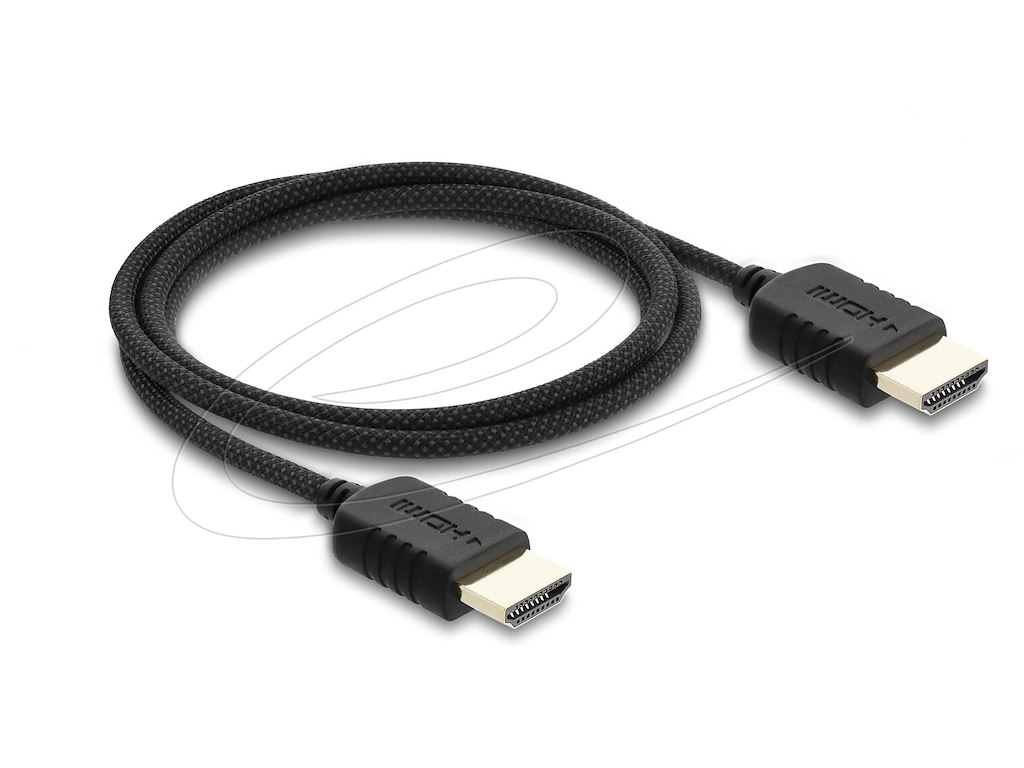 DeLOCK 81681 HDMI-kabel 1 m HDMI Type A (Standard) Sort