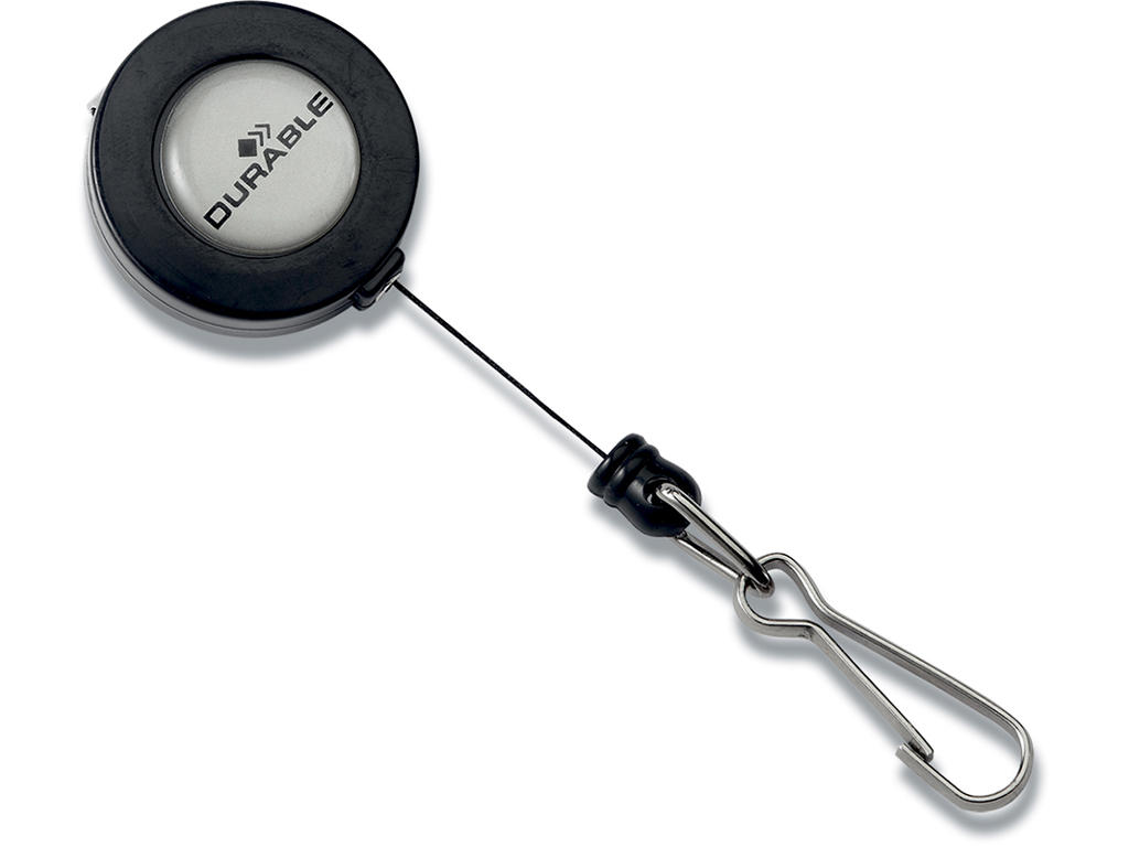 Yoyosnor, Til kort: Karabinhage, Til bærer: Bælteklemme, 10 stk, Durable 