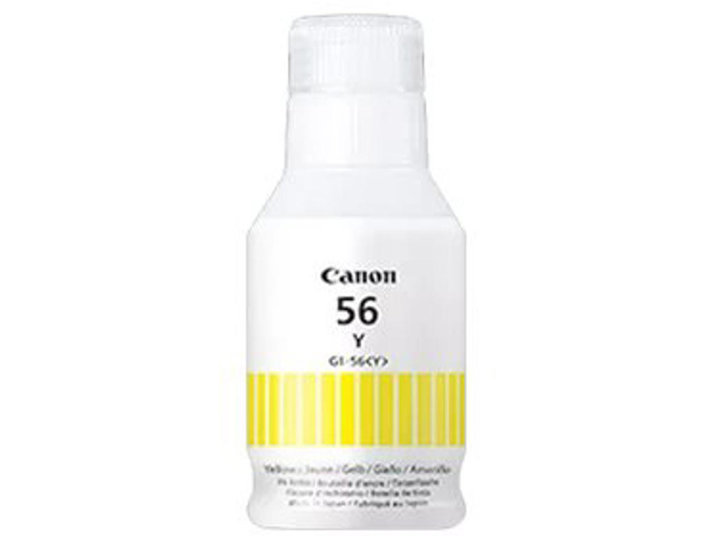 Blækpatron, 1 stk, 14.000 sider, Yellow-gul, Canon GI-56Y